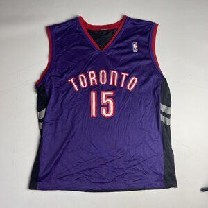 VTG Toronto Raptors Vince Carter #15 Basketball Jersey Mens Purple (READ**)
